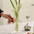 Moyu Acrylic Geometric Vase - Small Straight Splicing