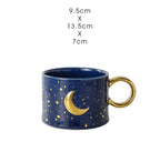 Trendy Ceramic Couple Mug Set - Pair Coffee Cups