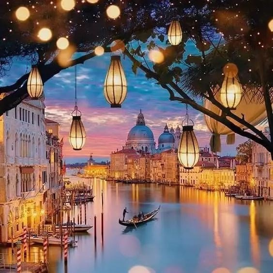 Night Scene Paint By Number Kit