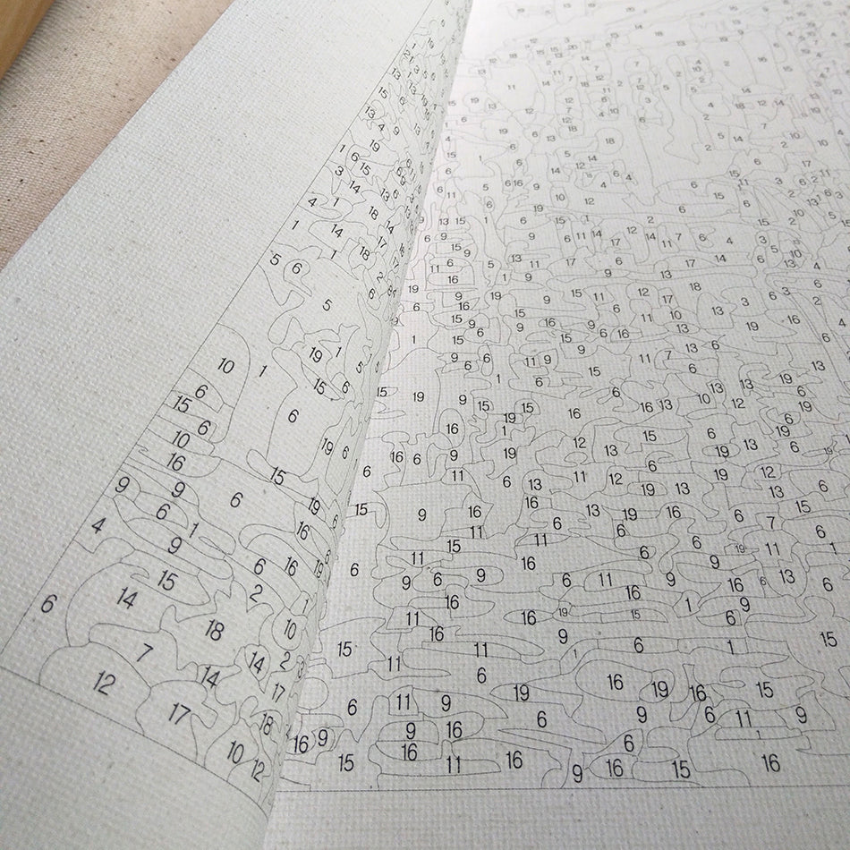 Paint by Number City Landscape