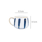 Nordic Ins Phnom Penh Oatmeal Cup Milk Cup Big Belly Cup Heatable Breakfast Cup Ceramic Cup Mug Large Capacity