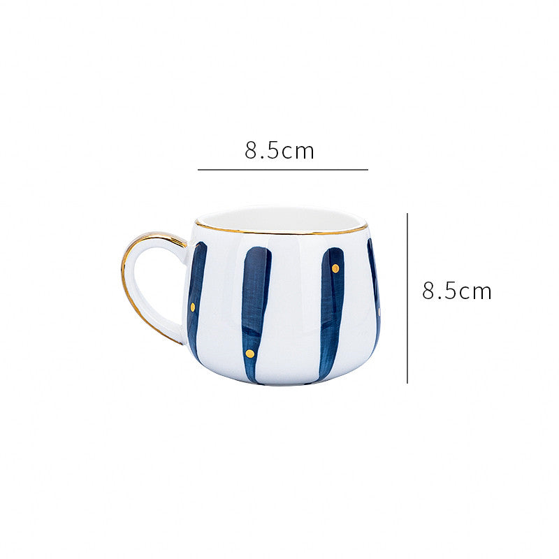 Nordic Ins Phnom Penh Oatmeal Cup Milk Cup Big Belly Cup Heatable Breakfast Cup Ceramic Cup Mug Large Capacity