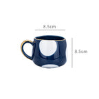 Nordic Ins Phnom Penh Oatmeal Cup Milk Cup Big Belly Cup Heatable Breakfast Cup Ceramic Cup Mug Large Capacity