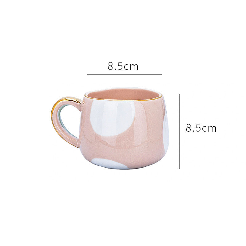 Nordic Ins Phnom Penh Oatmeal Cup Milk Cup Big Belly Cup Heatable Breakfast Cup Ceramic Cup Mug Large Capacity