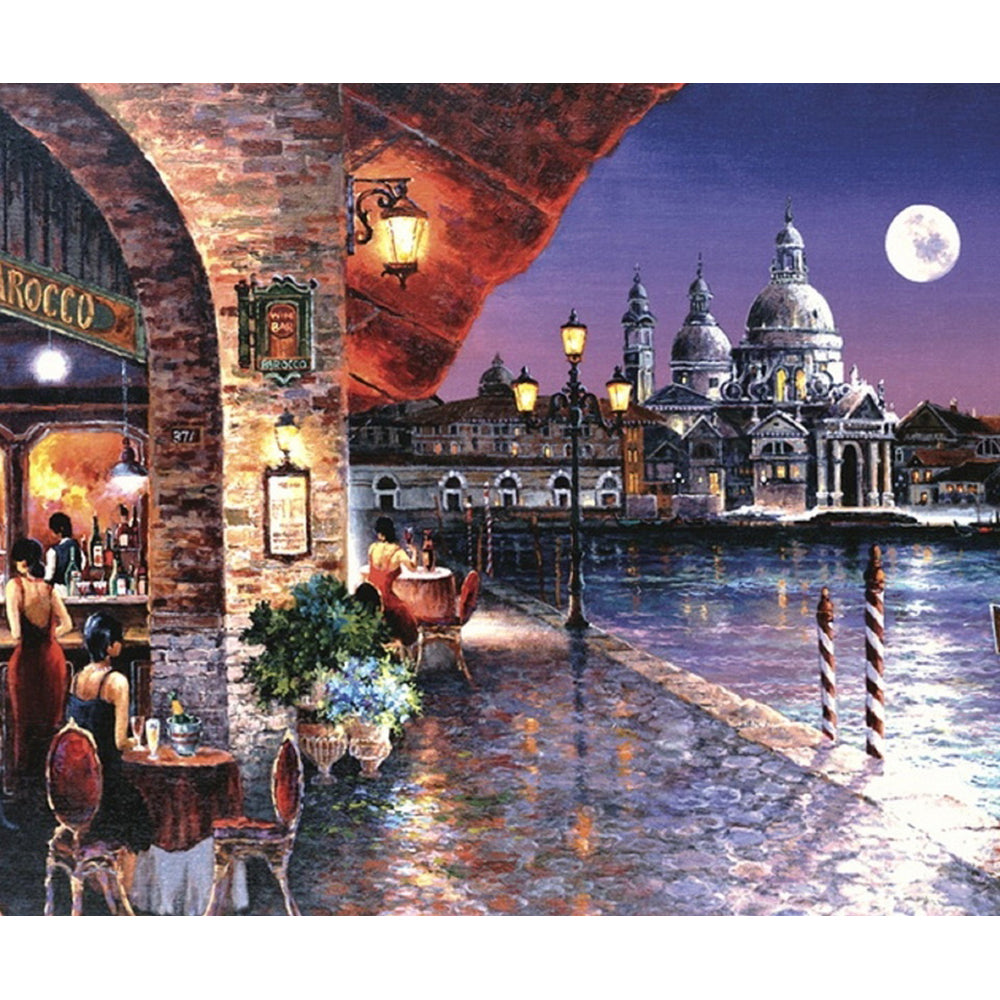 Full Square Landscape Diamond Embroidery - Rhinestone Painting