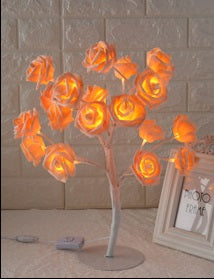 LED Rose Tree Lamp - Small Modeling Table Light