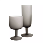Ins Nordic Retro Smoky Gray Matte Surface Frosted Glass Cup