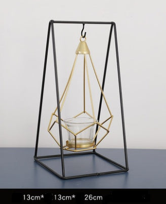 Nordic Iron Candle Holders - Block Candle Stand