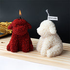 Rose Animal Soy Wax Candles - Puppy, Rabbit, Bear, Unicorn