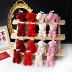 Rose Animal Soy Wax Candles - Puppy, Rabbit, Bear, Unicorn