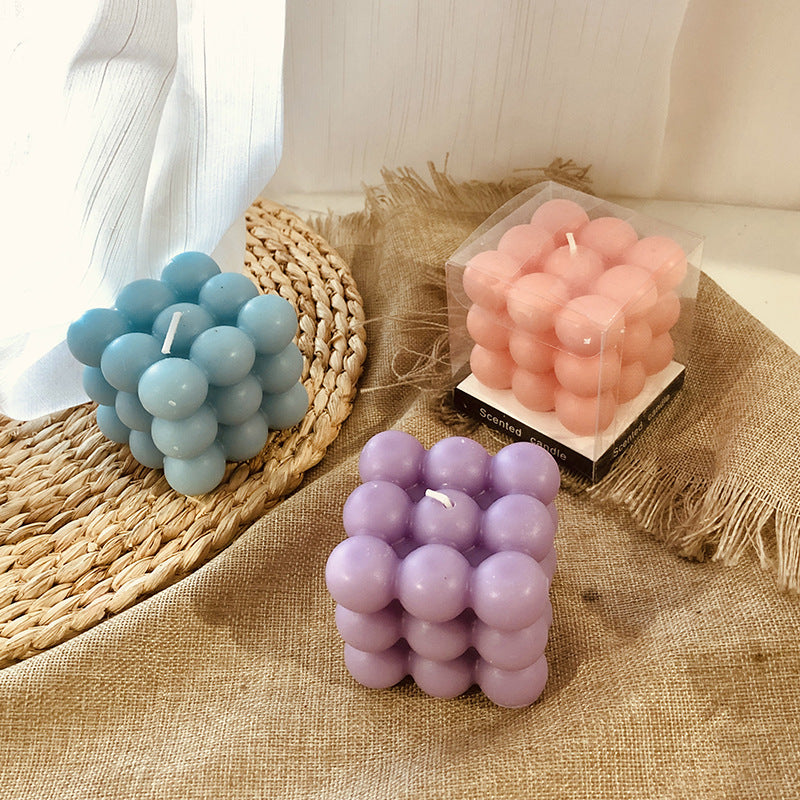 Rubik's Cube Aromatherapy Candle - Modern Decor