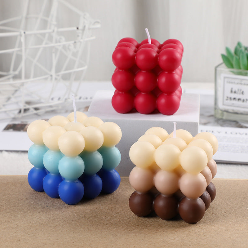 Rubik's Cube Aromatherapy Candle - Modern Decor