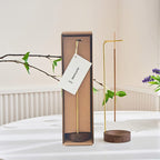 Wooden Inverted Hanging Incense Burner - Upside Down Zen