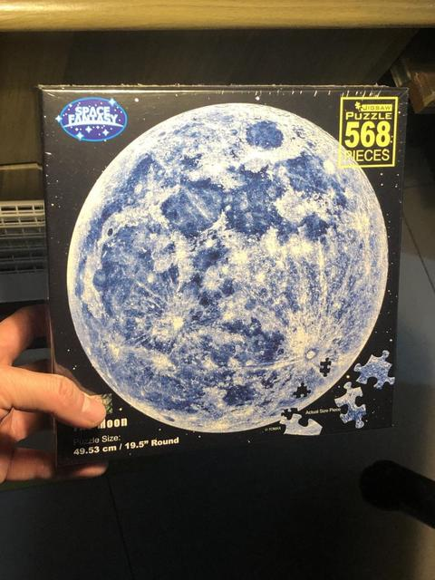 Earth Moon Luminous Puzzle