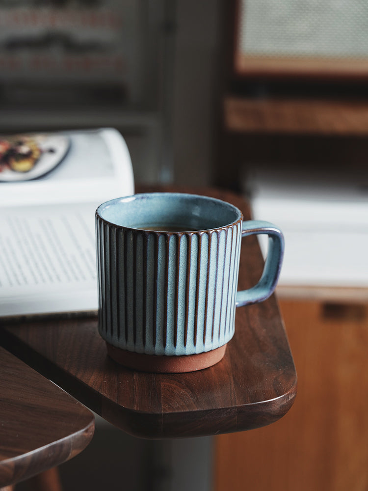 Mug Creative Ceramic Retro Striped Cup
