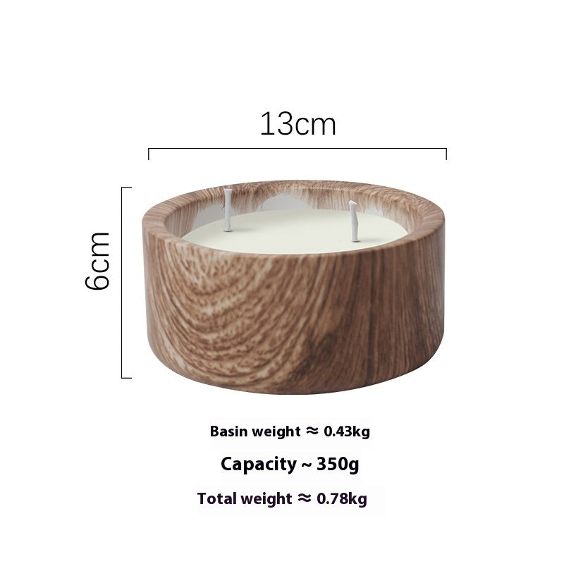 Ceramic Aromatherapy Candle Cup - Empty Holder