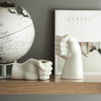Creative Hand-Shaped Ceramic Vase - Sculptural