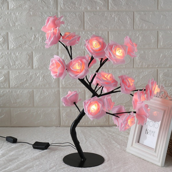 LED Rose Tree Lamp - Small Modeling Table Light