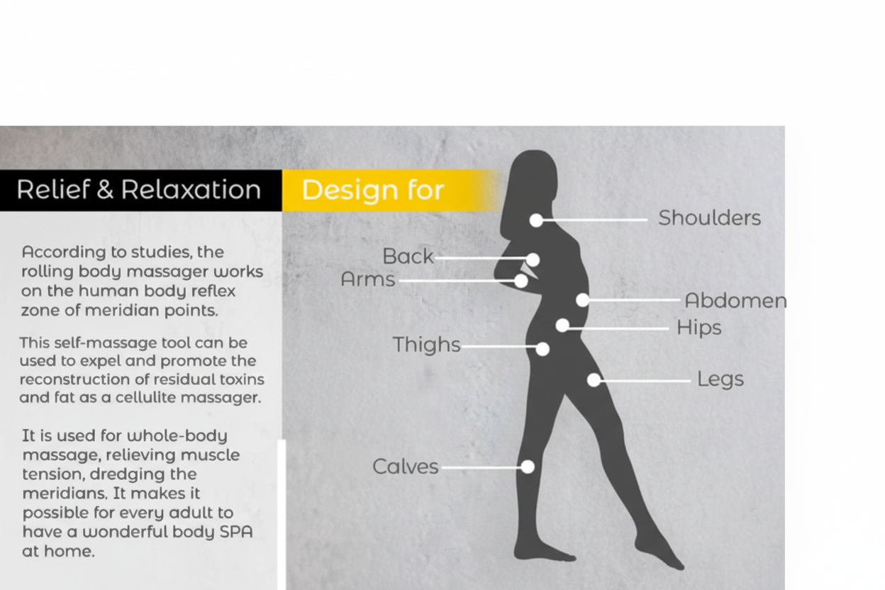 Rolling Body Massager - Full Body Relief Tool