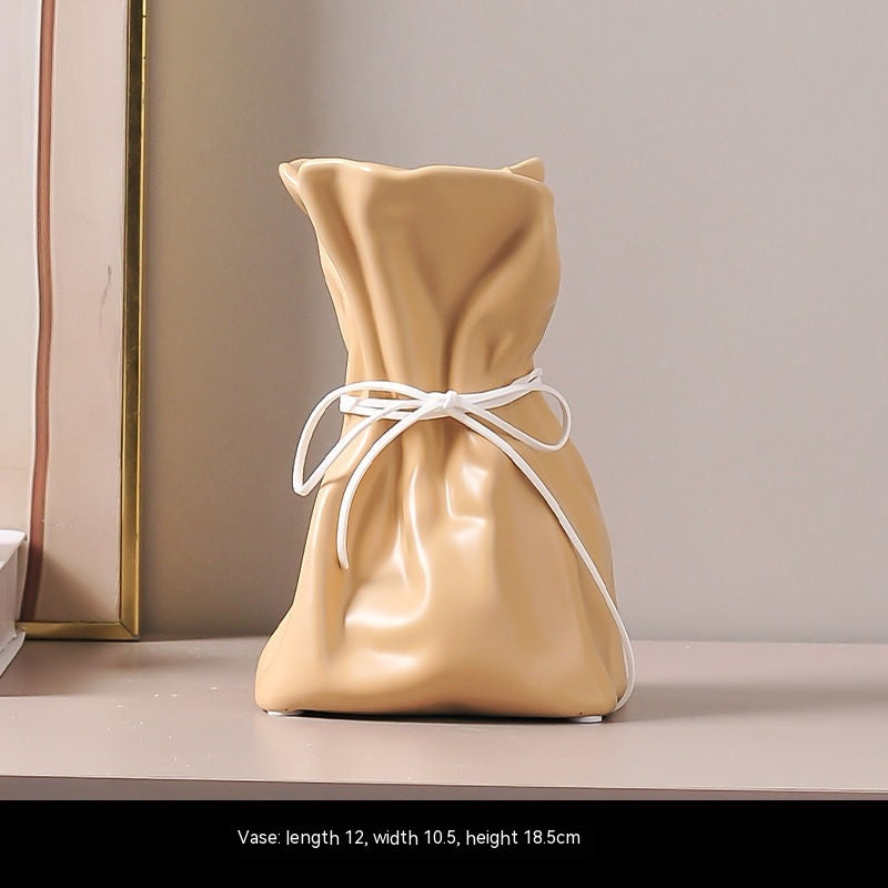 Simple Nordic Style Ceramic Vase - Minimalist