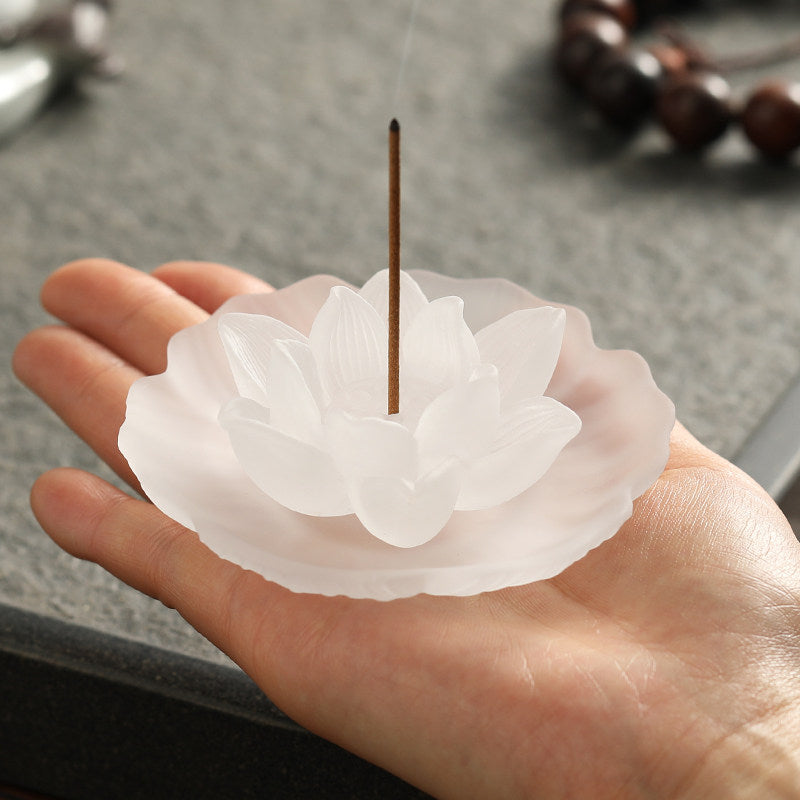Chinese-Style Lusterware Incense Holder - Sandalwood Decor