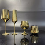 Golden Wine Glasses