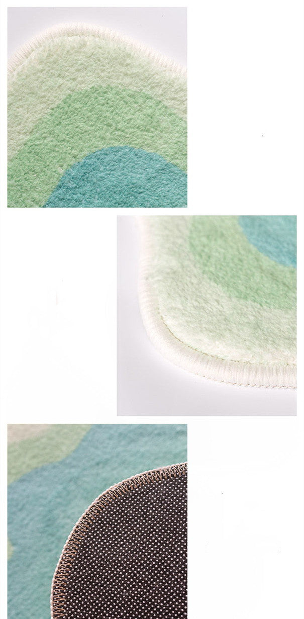 Gradual Wave Edge Floor Mat