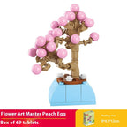 Puzzle Assembling Building Blocks Flower Pot Model Toys