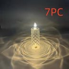 Rose Pattern LED Candle Light - Refraction Electronic