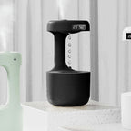 Anti-Gravity Water Drop Humidifier - Backflow with Clock