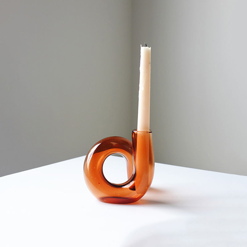 Nordic Glass Branch Candle Holder
