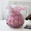Glass Bag Flower Vase - Unique Shape