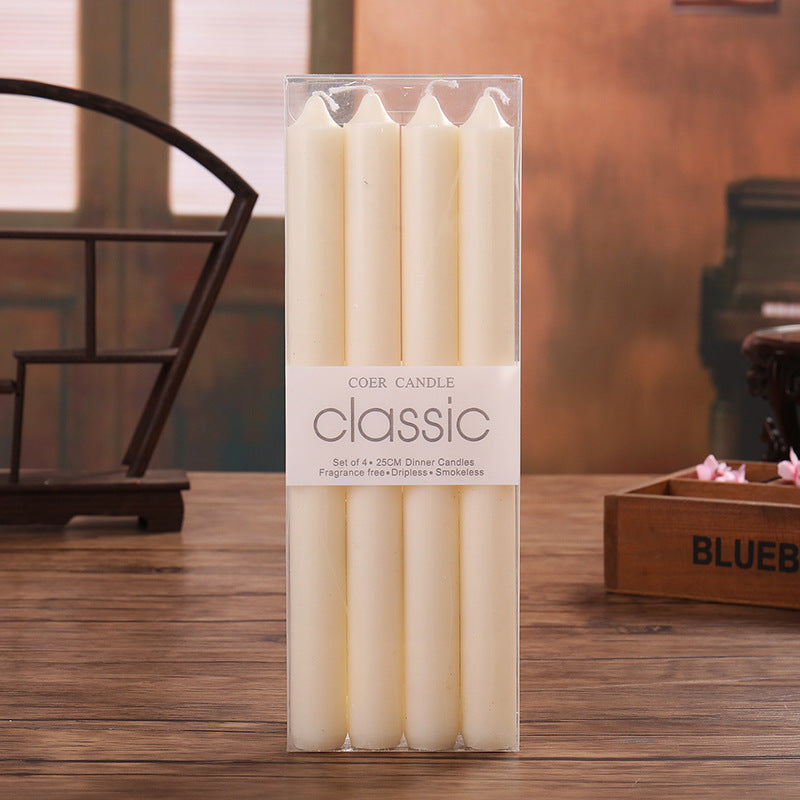 Classic Taper Candles 4-Pack for Home