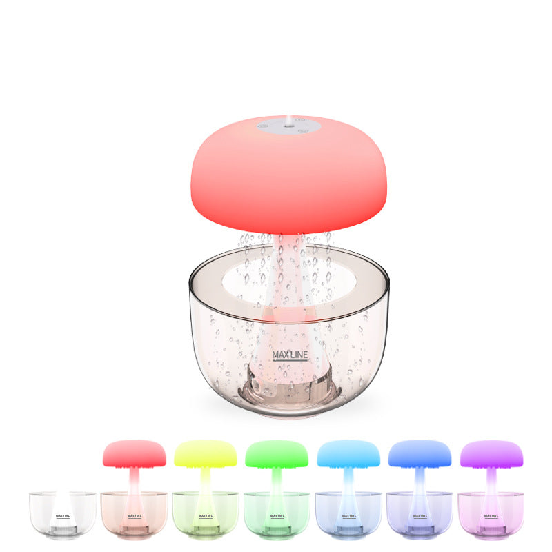 Raindrop Humidifier Seven-color Ambience Light Cloud