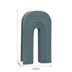 Nordic Geometric Art Vase - Modern Design