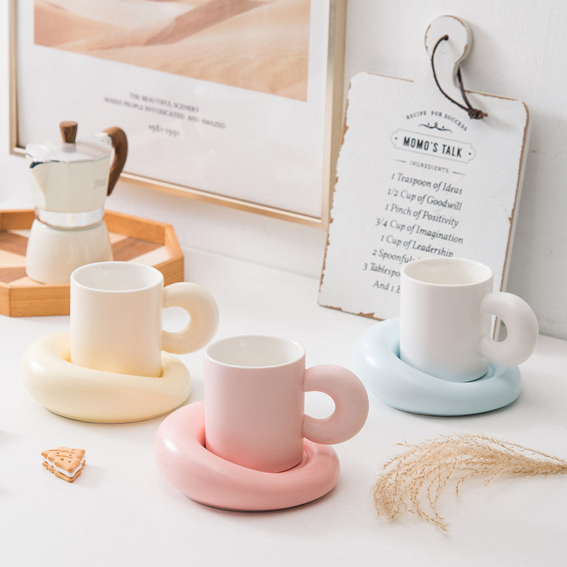 Simple Ceramic Mug Suit Creative Personality