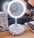 LED Vanity Mirror - Double-Sided Storage