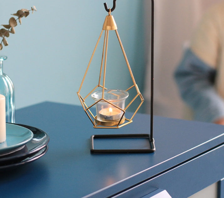 Nordic Iron Candle Holders - Block Candle Stand