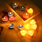 Heart-Shaped Aromatherapy Tealights - Romantic Gift