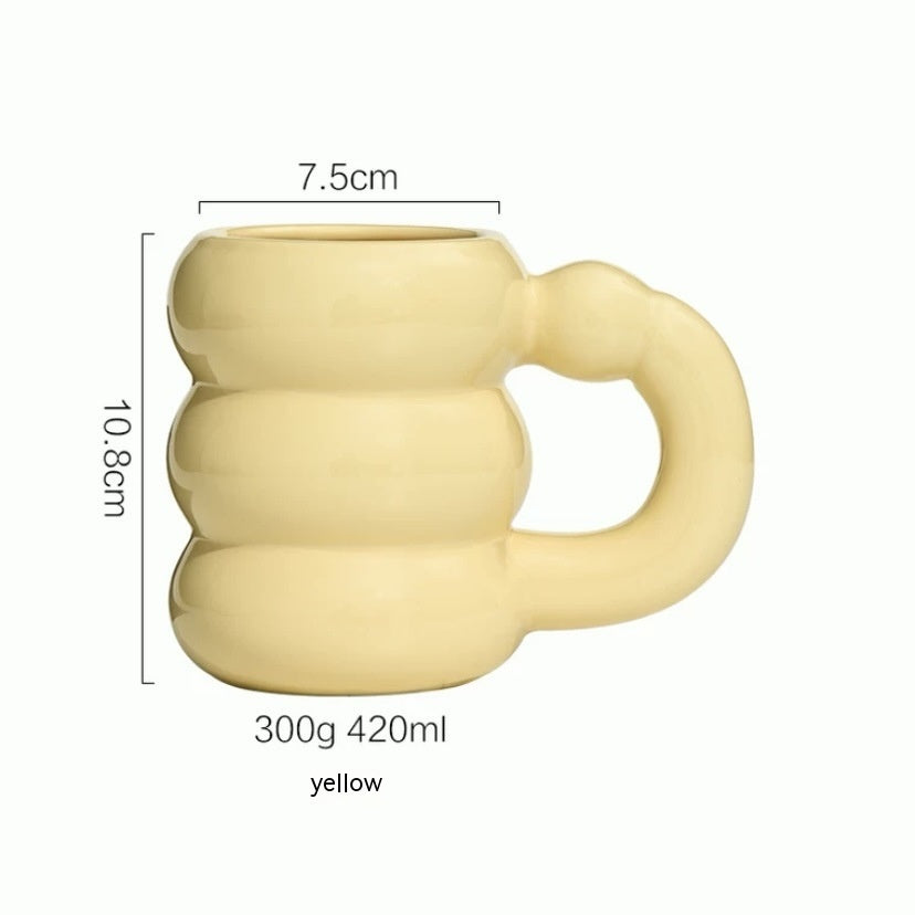 Creative High Sense Good-looking Couple Ceramic Mug