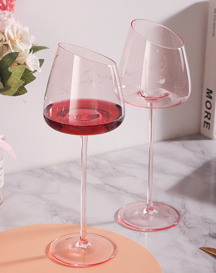 Oblique Mouth Flamingo Red Wine Cup