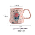 Creative Ceramic Mug Ladies Milk Breakfast Cup