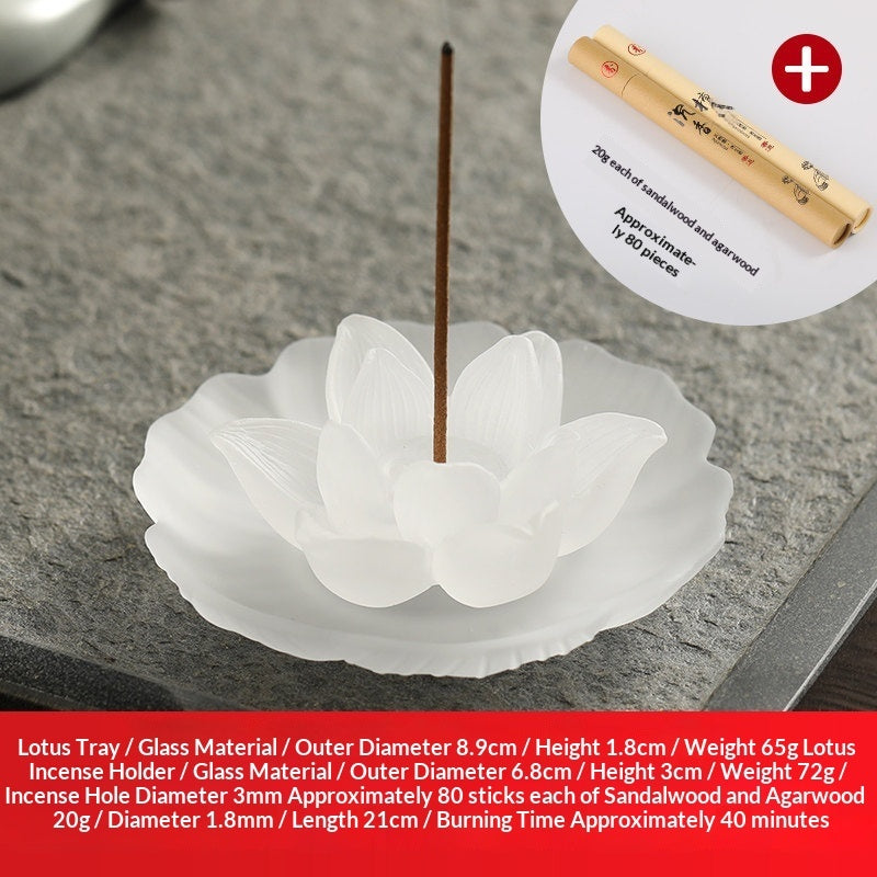 Chinese-Style Lusterware Incense Holder - Sandalwood Decor
