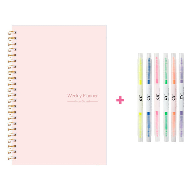 Non-Dated Weekly Planner