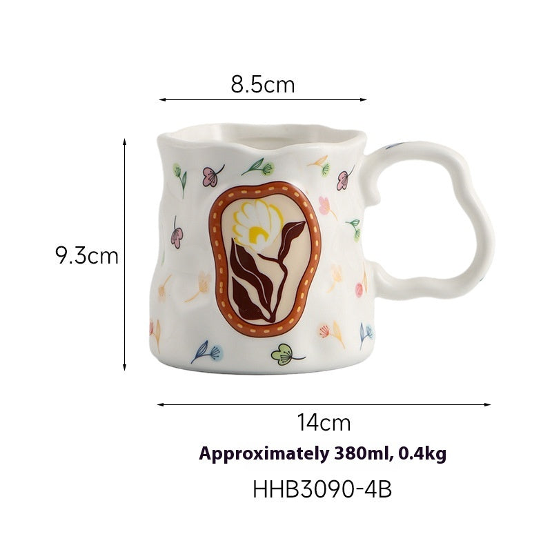 Creative Ceramic Mug Ladies Milk Breakfast Cup