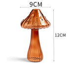 Glass Mushroom Vase - Whimsical Design