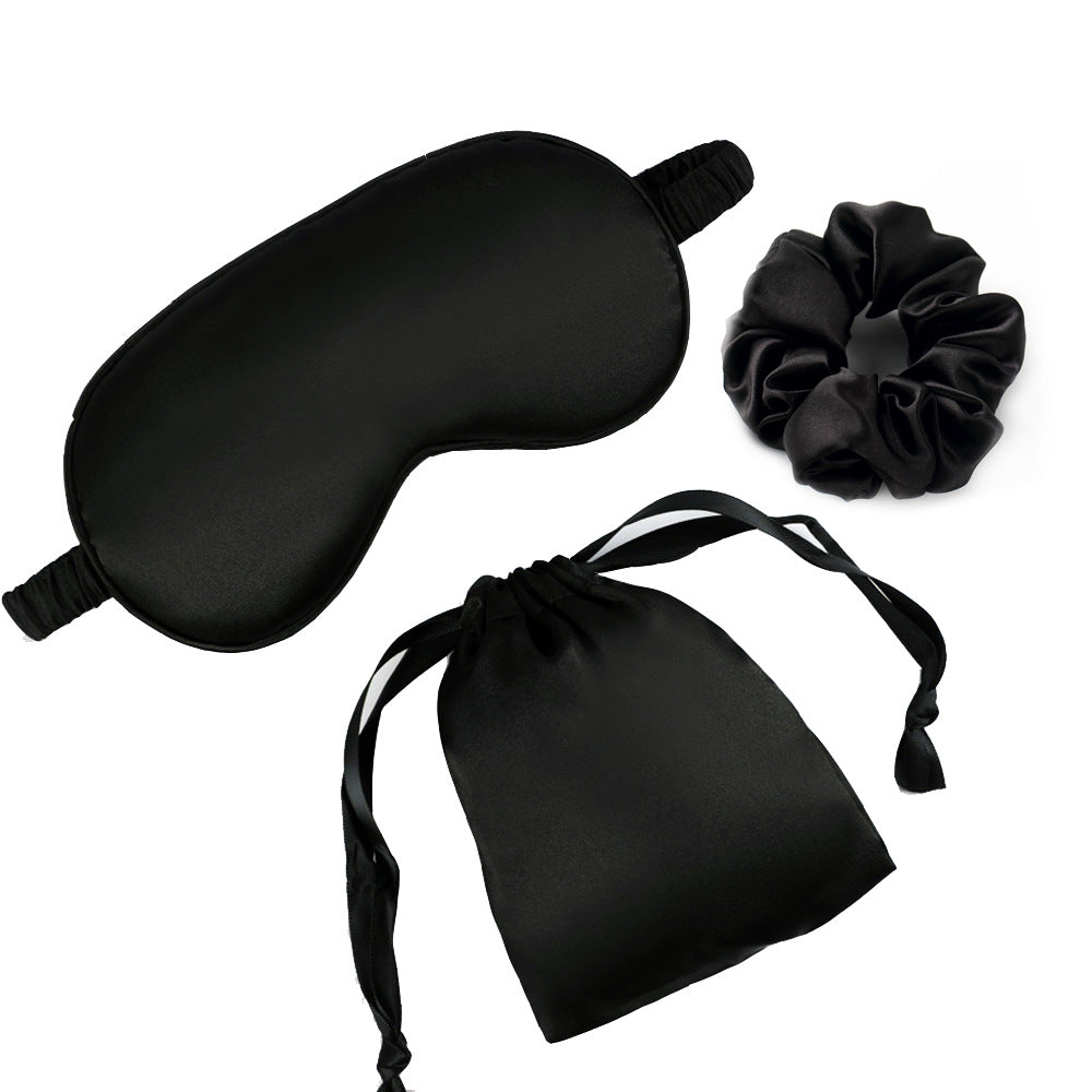 Womens Eye Mask Pouch And Headband Set