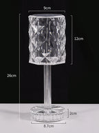 Crystal Bedside Table Lamp - Simple Ambience Light