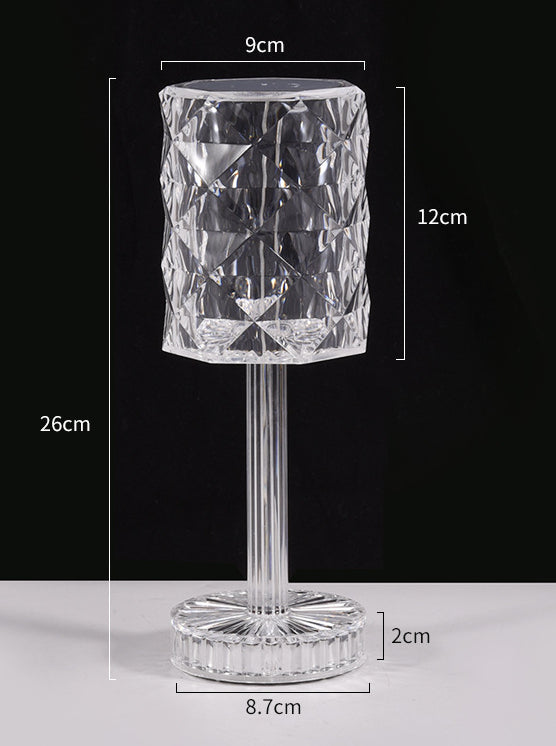 Crystal Bedside Table Lamp - Simple Ambience Light