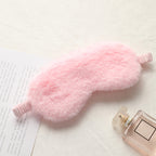 Fur blackout sleep eye mask